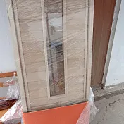 Дверь из липы с окном